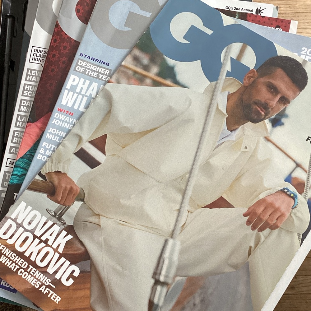 GQ Magazine set of 7